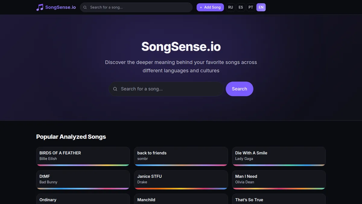 songsense.io